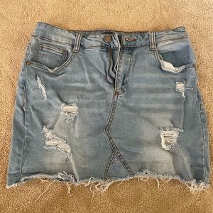Denim skirt